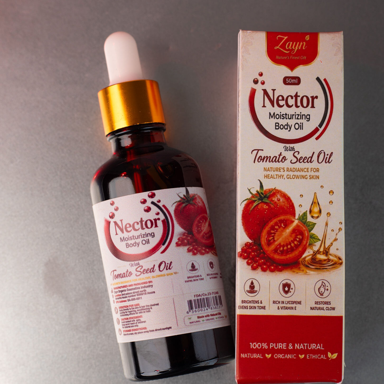 NECTOR Tomato Seed Oil-50ml - Image 2
