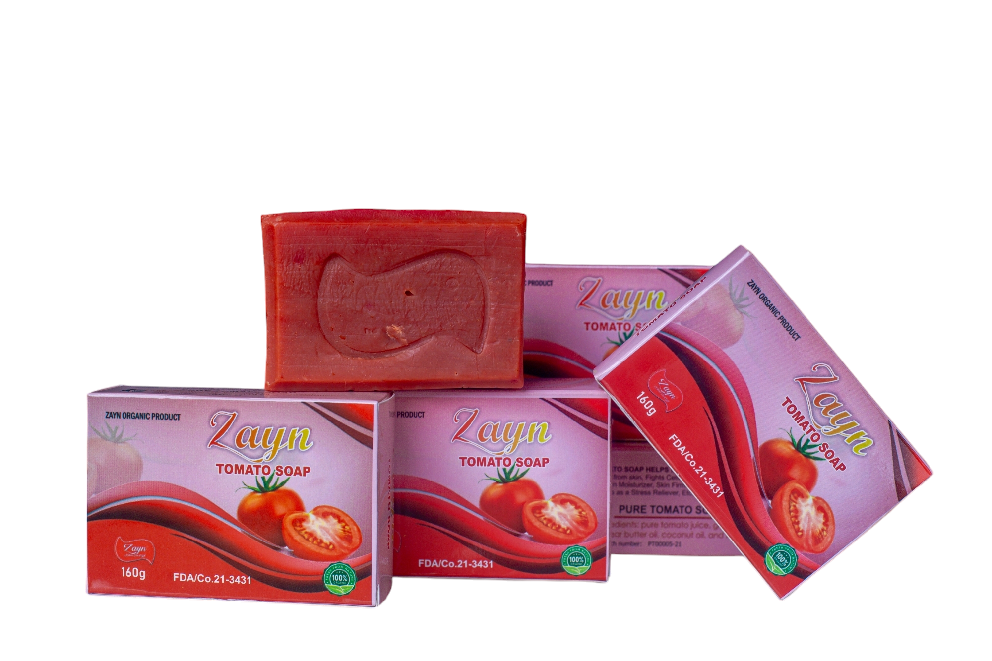 Zayn Pure Tomato Soap (max)-160g - Image 4