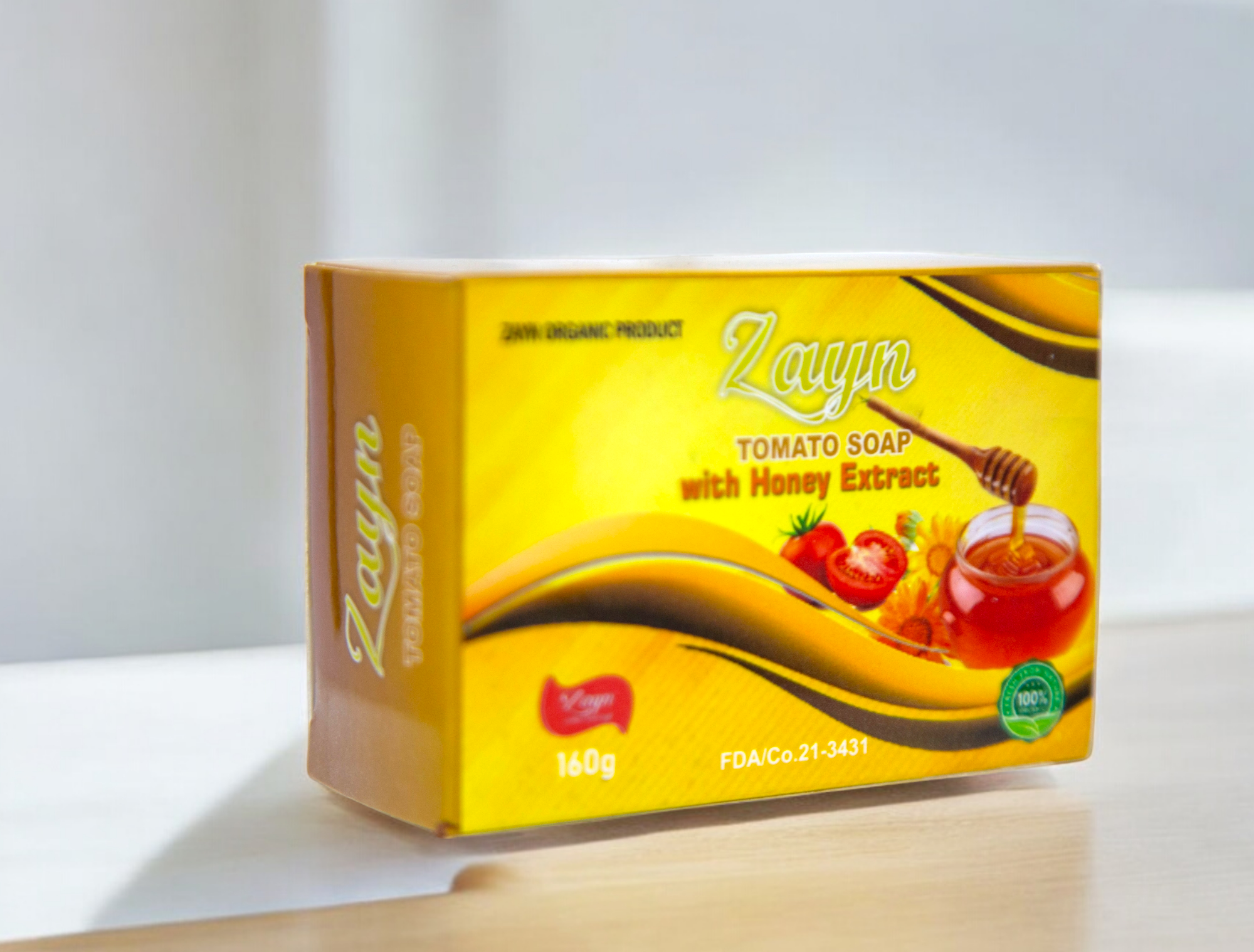 Zayn Pure Tomato Soaps with Honey Extract (Max)-160g - Image 3