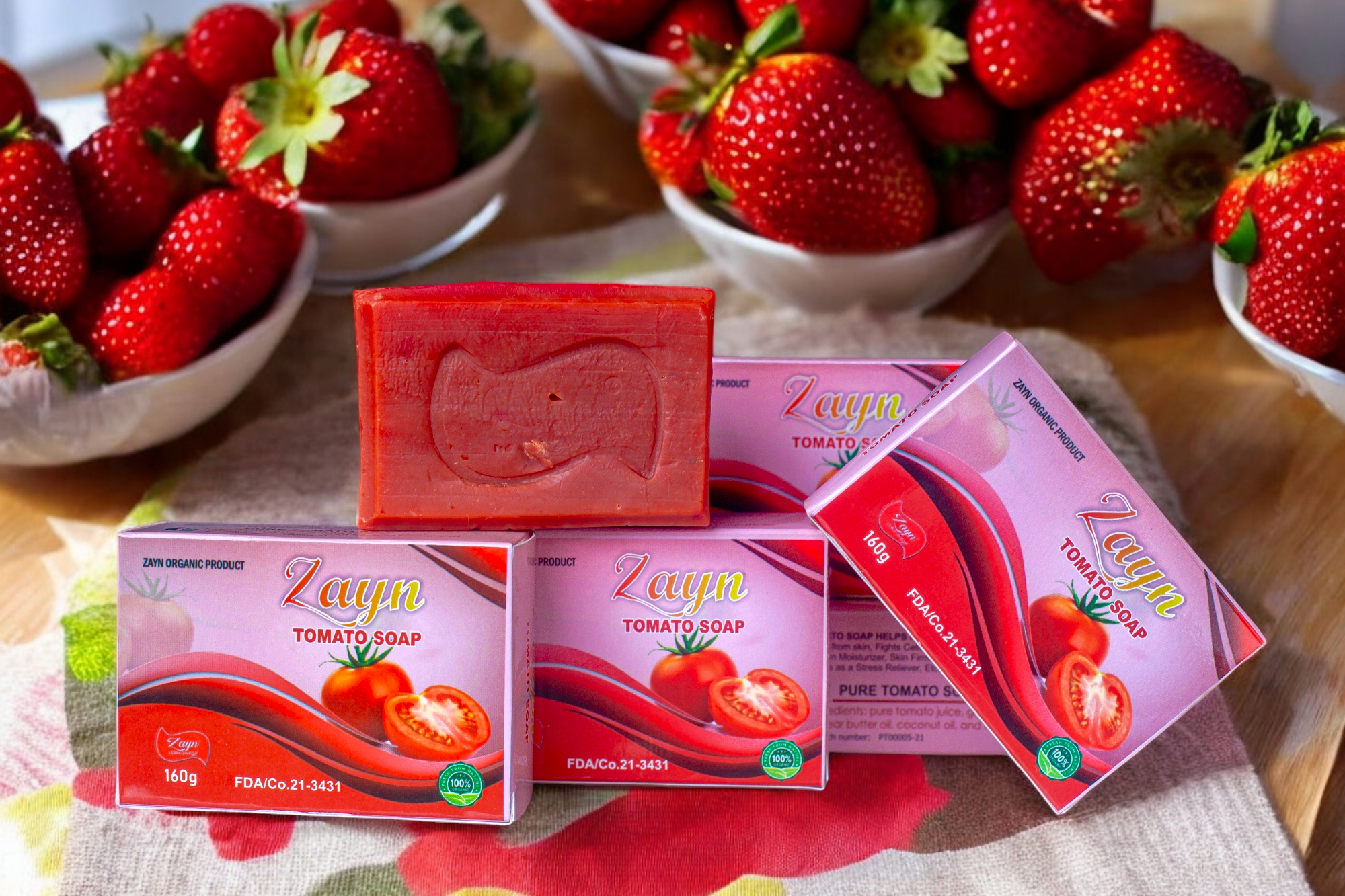 Zayn Pure Tomato Soap (max)-160g - Image 7