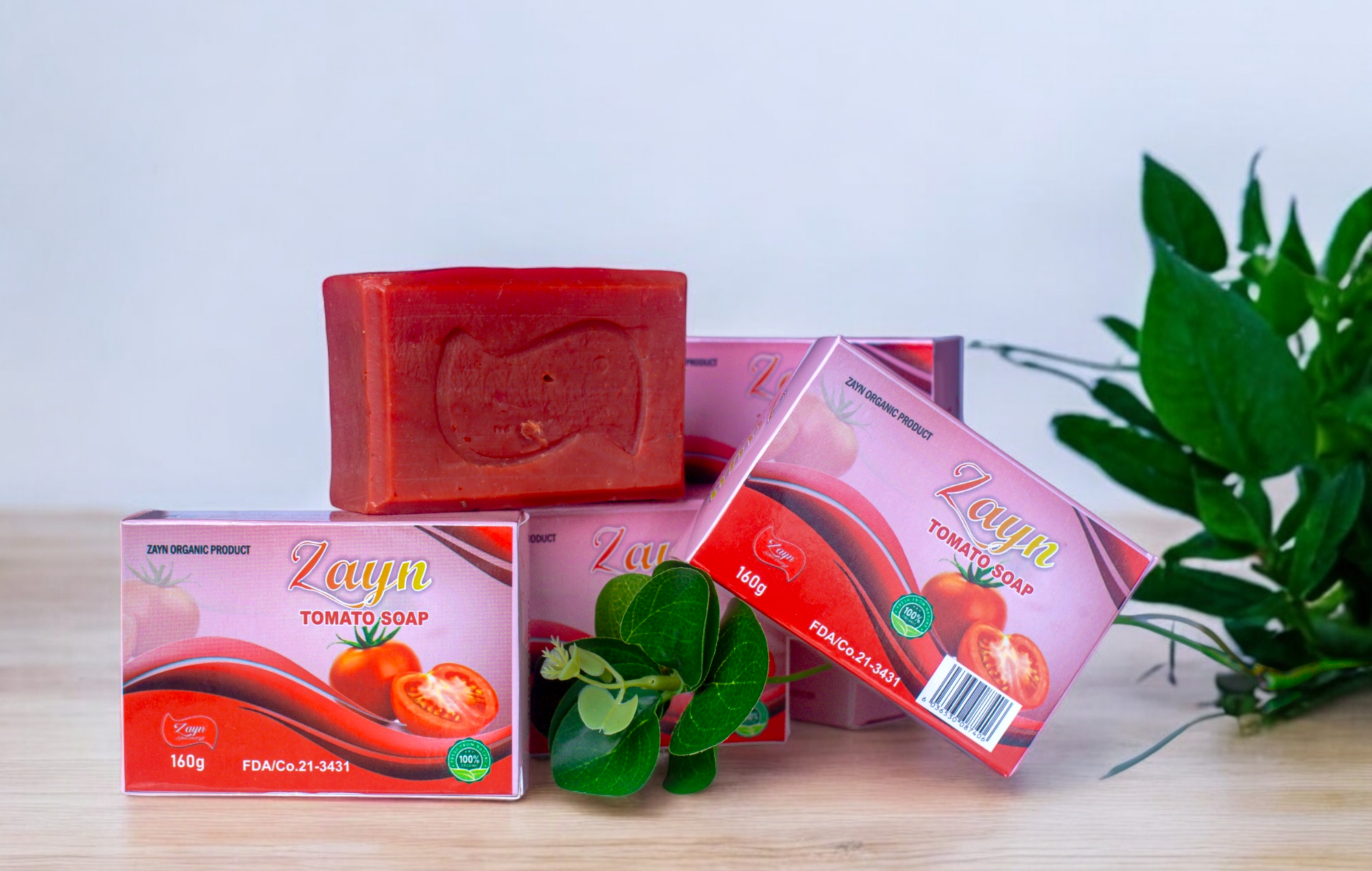 Zayn Pure Tomato Soap (max)-160g - Image 2