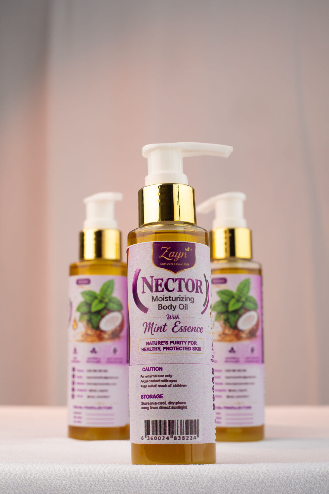 Nector Moisturizing Body Oil With Mint(100ml)